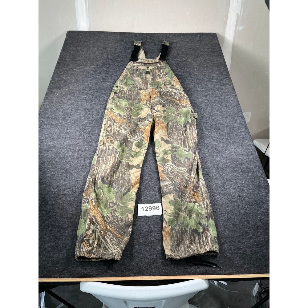 Liberty Overalls Mens 40 Camo Excellent Vintage Realtree Made in USA Bibs